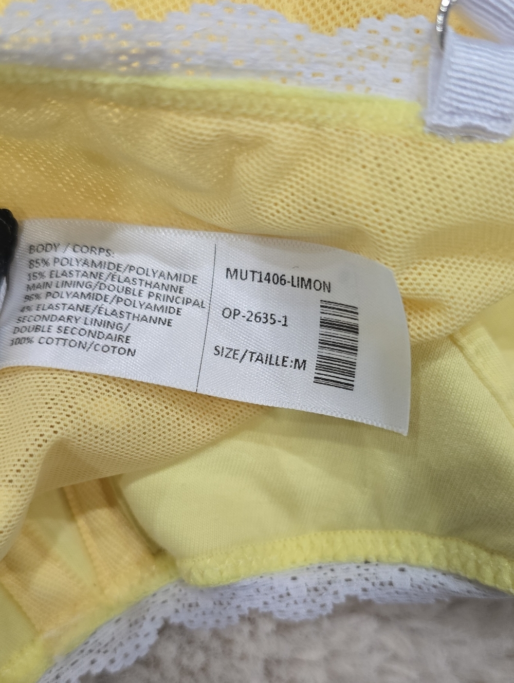 Mucci Yellow Polka Dot Bustier Top - Picture 4 of 4